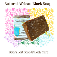 African Black Soap for Body and Face